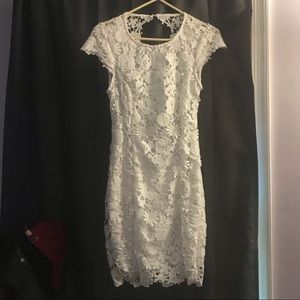 White lace dress